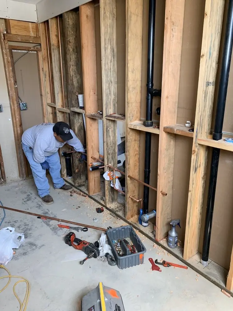 Commercial rough-in plumbing for Gas Line Repair in Kerrsville